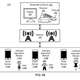 An example of a broadcasting device communicating with the network and identifying various users in a household.